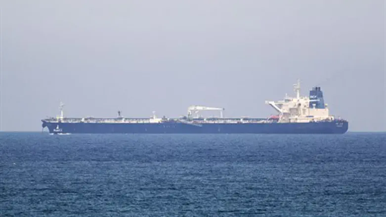 SCF Altai tanker approaches Ashkelon port