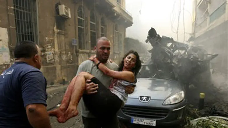 Bomb blast in Lebanon (file)