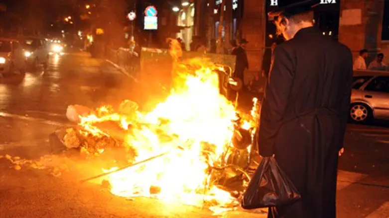 הפגנות בכיכר השבת. ארכיון