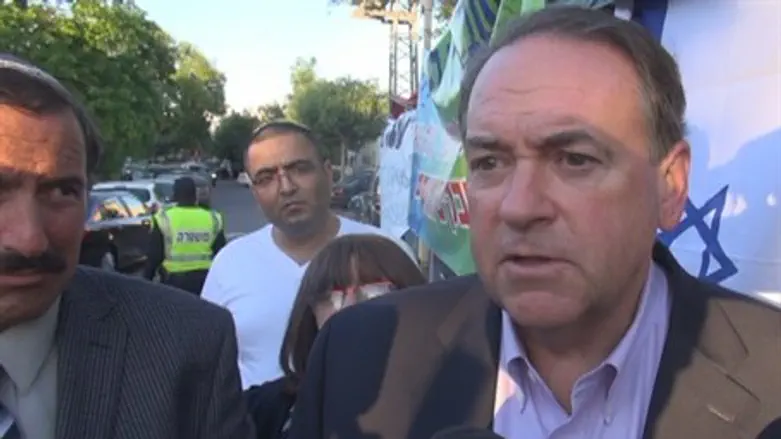 Huckabee in Israel