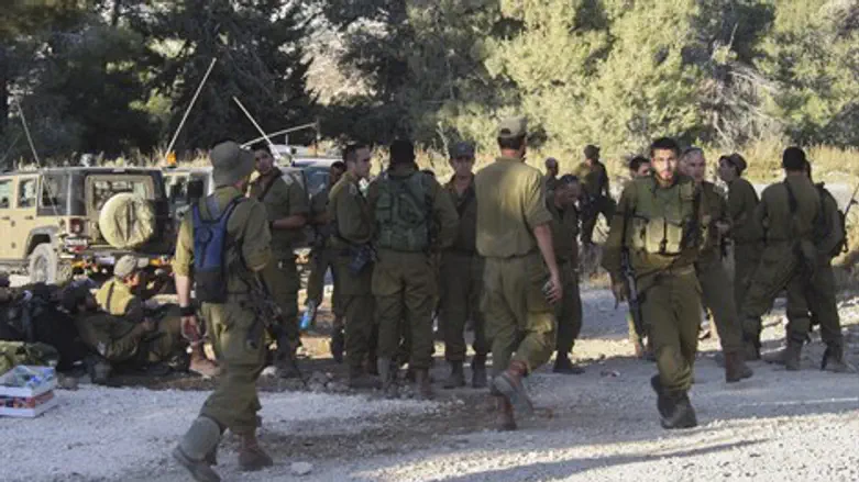 חיילי הנח"ל בשכם