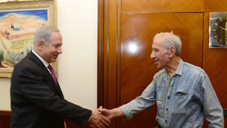 בנימין נתניהו ונחום היימן