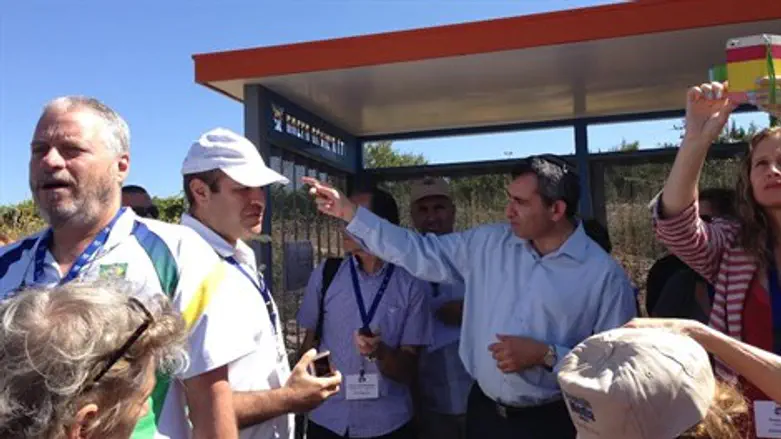 אלקין בטרמפיאדה ממנו נחטפו הנערים