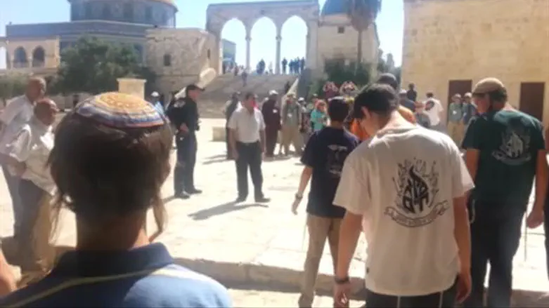 תלמיד ישיבת "מקור חיים" בהר הבית