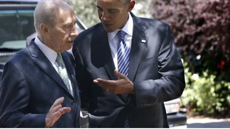 Шимон Перес и Барак Обама