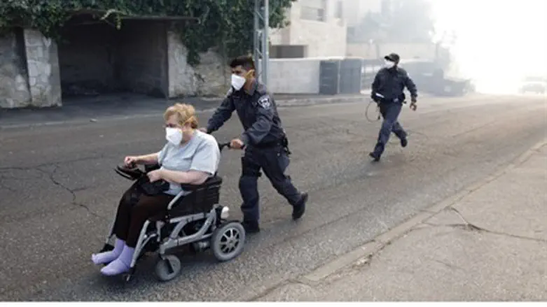 Evacuating Ein Kerem