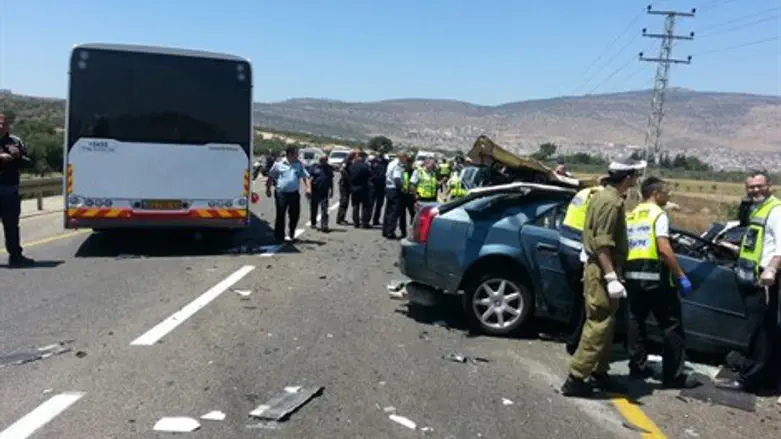 זירת התאונה