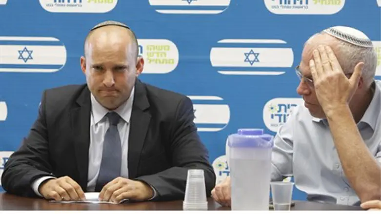 Naftali Bennett and Uri Ariel