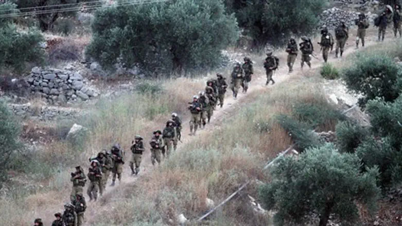 לוחמי צה''ל באזור חברון