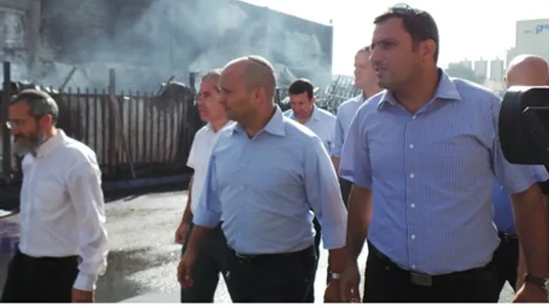 Нафтали Беннет в Сдероте