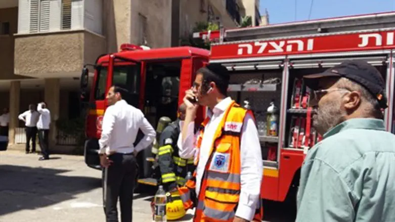 זירת האירוע הבוקר