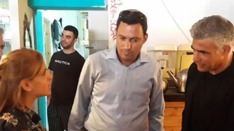 השר לפיד בשדרות
