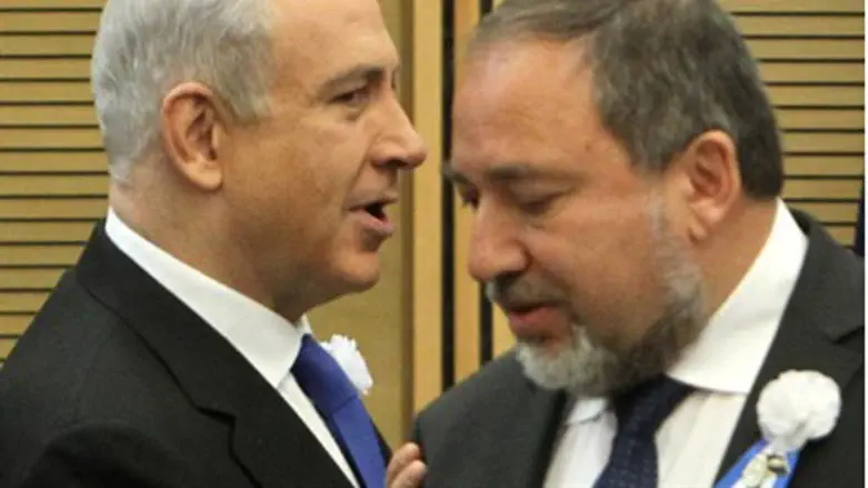 Биньямин Нетаньяху и Авигдор Либерман