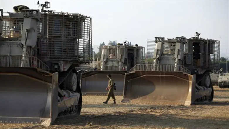 D9 של צה"ל סמוך לרצועת עזה