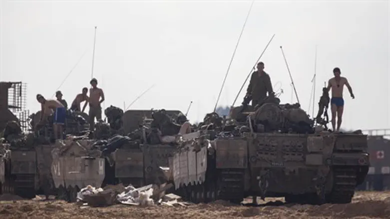 כוחות צה"ל סמוך לרצועת עזה