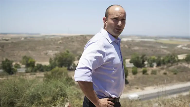 בנט בגבול עזה