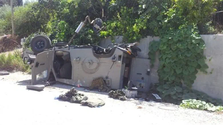 זירת התאונה