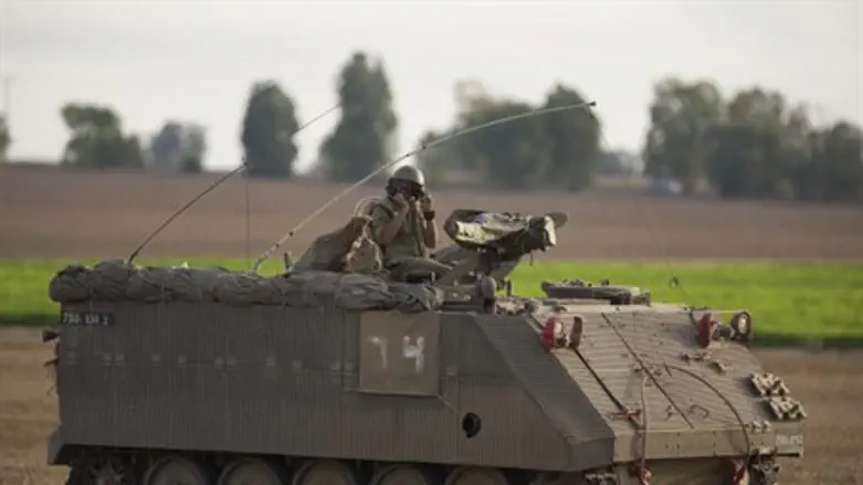 Силы ЦАХАЛа на границе с сектором Газы