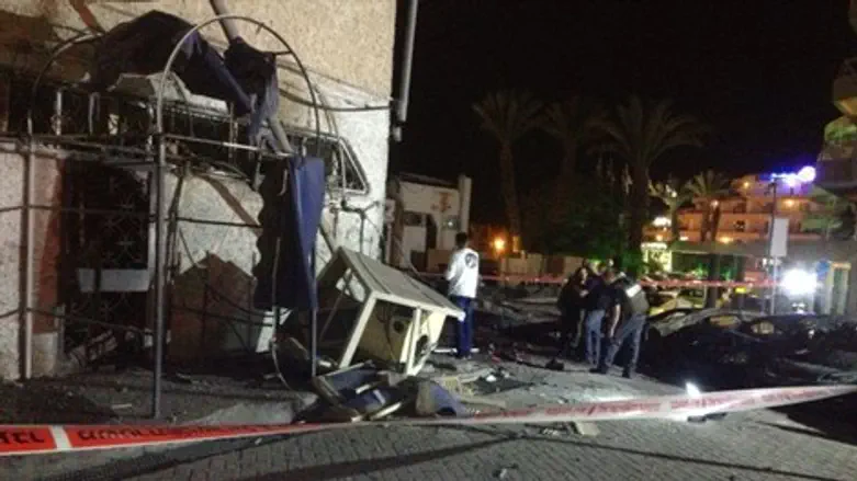 פגיעת רקטה באילת