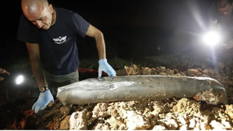 Rocket attack on Kiryat Gat (archive)