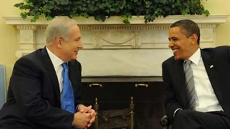 נתניהו ואובמה בפגישתם אמש