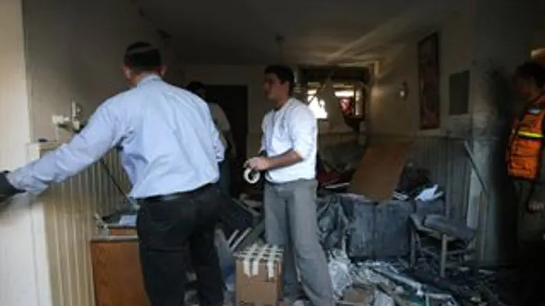 פגיעה בבית בשדרות. ארכיון