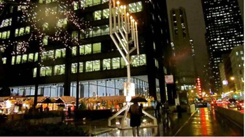 Менора на Дейли Плаза в Чикаго