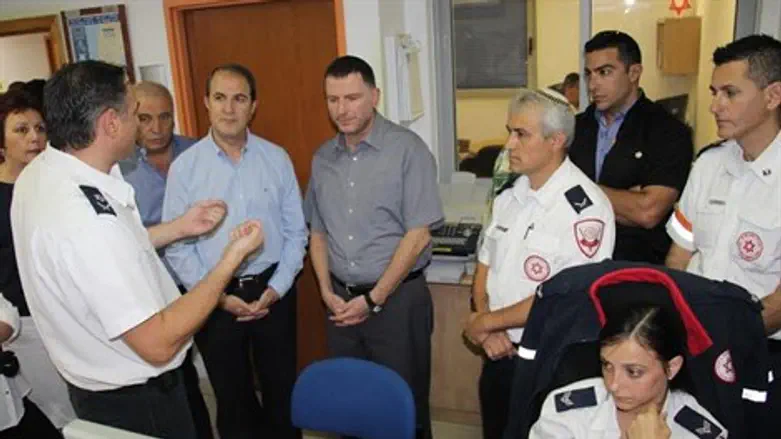 אדלשטיין בתחנת מד"א באשדוד