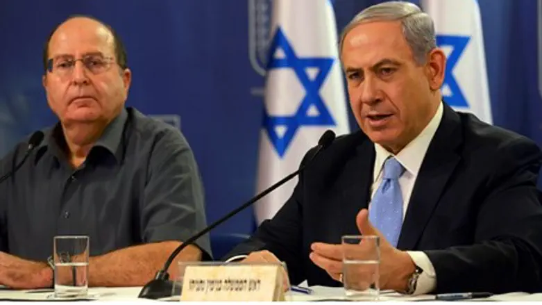 Биньямин Нетаньяху и Моше Яалон