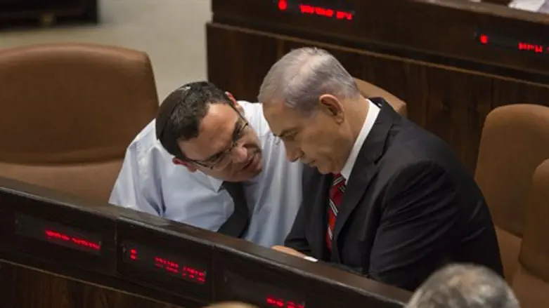 רה''מ נתניהו והשר פירון