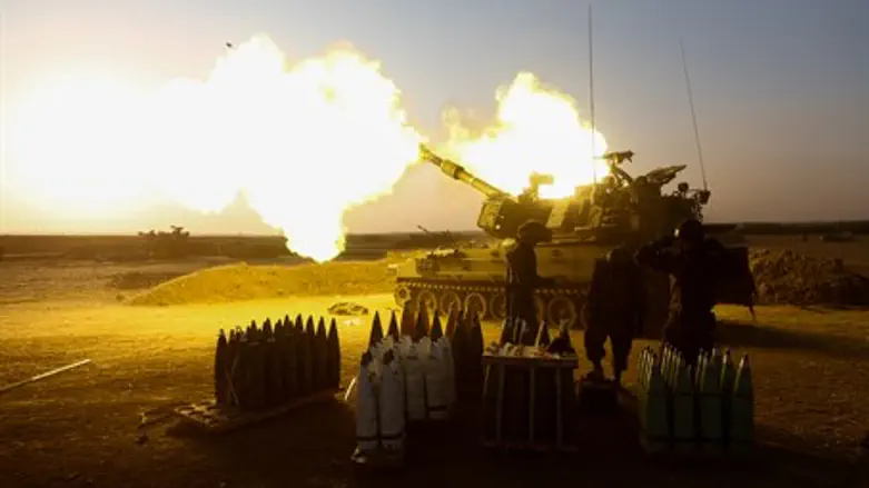 Артиллерия на границе с сектором Газа