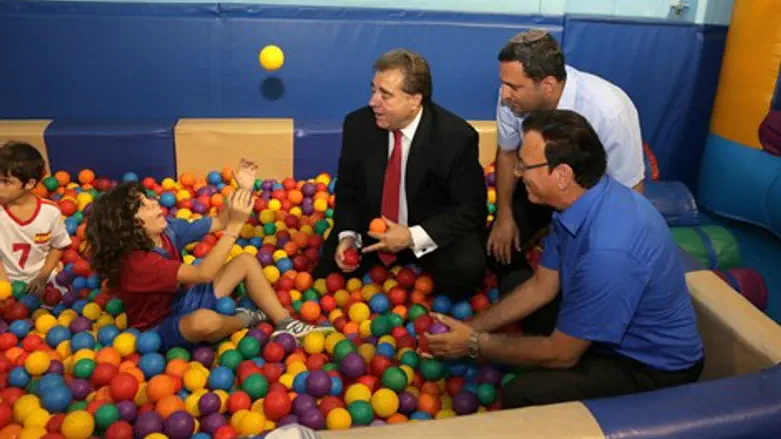 גן השעשועים הממוגן בשדרות.