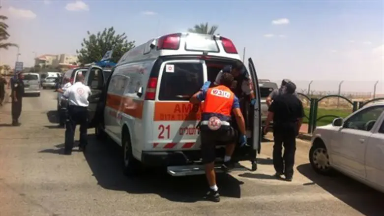 זירת הפיגוע במעלה אדומים