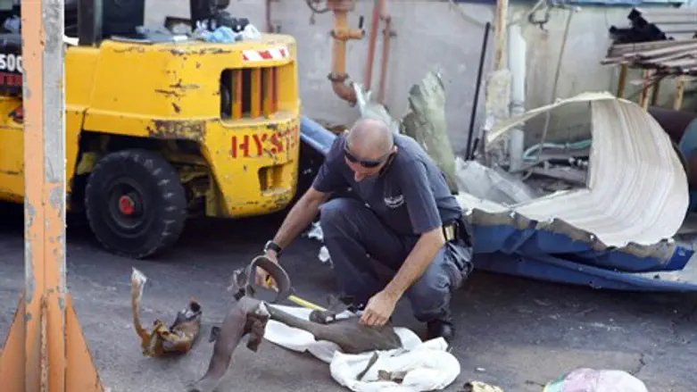Rocket damage in Sderot (archive)