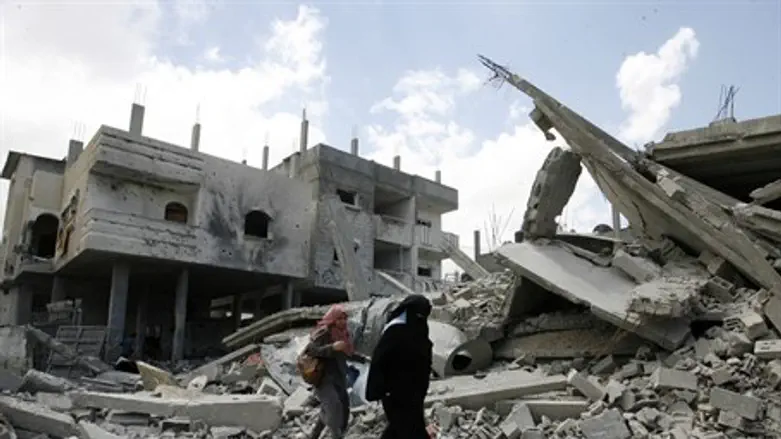 Руины в секторе Газы. Иллюстрация