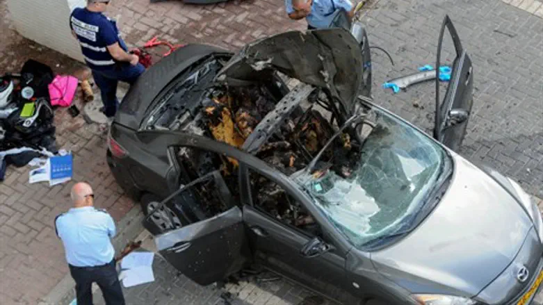 פיצוץ ברכב. ארכיון