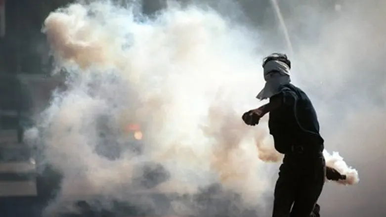 Molotov cocktail attack