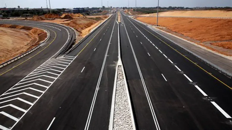 מבט מגשר כנות לכיוון אשדוד