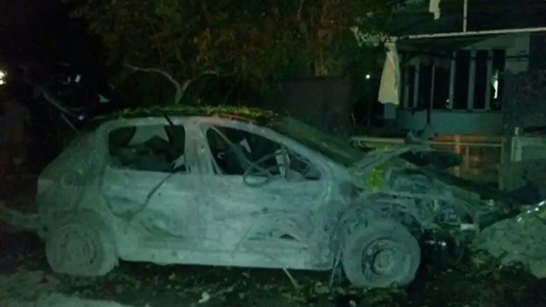 זירת הפיצוץ בבאר שבע