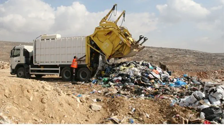 Piles of garbage in Judea and Samari now a th