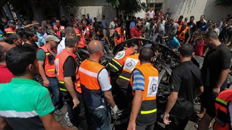 האופנוע של מחבל החמאס שנפגע בניסיון החיסול