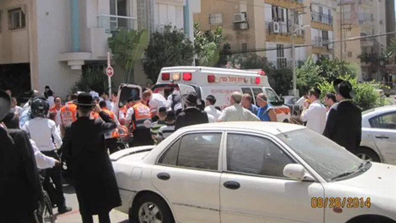 מד"א בני ברק תאונה איחוד הצלה