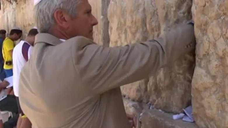 Bruce Blakeman at the Kotel