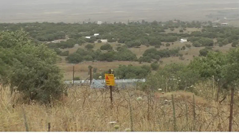 Израильско-сирийская граница. Иллюстрация