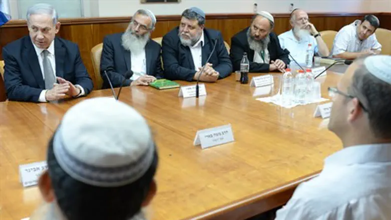פגישת ראש הממשלה ורבני צהר