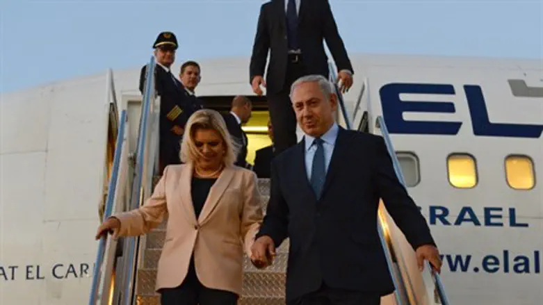 רה"מ נתניהו ורעייתו שרה