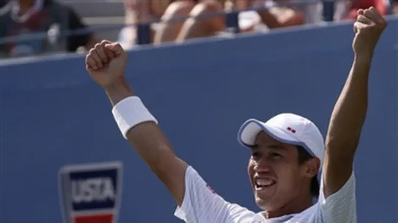 קאי נישיקורי. הדיח את המדורג ראשון