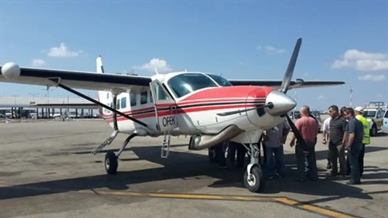 המטוס הקל נחת בשלום