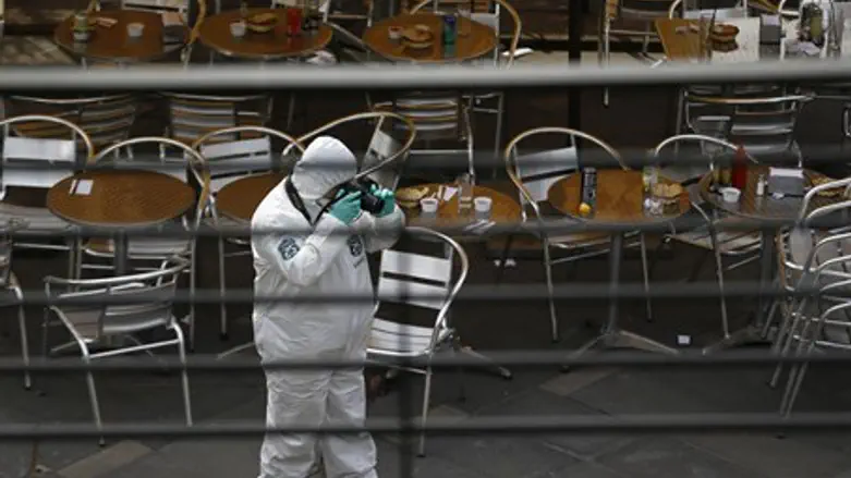 Site of explosion in Santiago, Chile