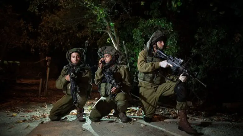 הכוחות במהלך התירגול